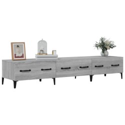 Meuble TV Sonoma gris 150x34,5x30 cm Bois d'ingénierie 
