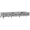 Meuble TV Sonoma gris 150x34,5x30 cm Bois d'ingénierie 