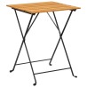 Table de bistro 55x54x71 cm Bois d'acacia massif 