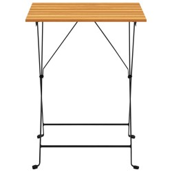 Table de bistro 55x54x71 cm Bois d'acacia massif 
