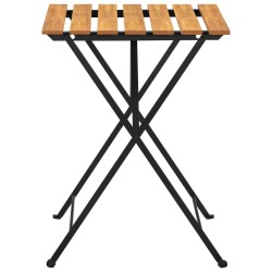 Table de bistro 55x54x71 cm Bois d'acacia massif 