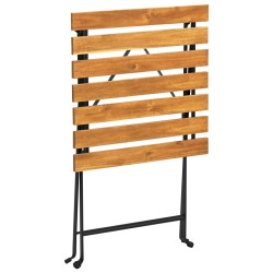 Table de bistro 55x54x71 cm Bois d'acacia massif 