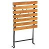 Table de bistro 55x54x71 cm Bois d'acacia massif 