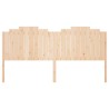 Tête de lit 206x4x110 cm Bois massif de pin 