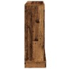 Cadre de cheminée vieux bois 100x30x87,5 cm bois d'ingénierie 