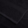 Serviettes de douche de qualité supérieure SOLUND 2 pcs noir 