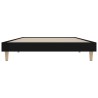 Cadre de lit sans matelas noir 100x200 cm bois d'ingénierie 
