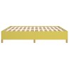 Cadre de lit sans matelas vert 160x200 cm tissu 