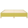 Cadre de lit sans matelas vert 160x200 cm tissu 