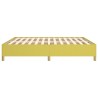 Cadre de lit sans matelas vert 160x200 cm tissu 