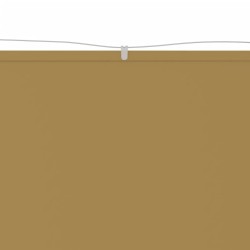 Auvent vertical Beige 60x600 cm Tissu oxford 