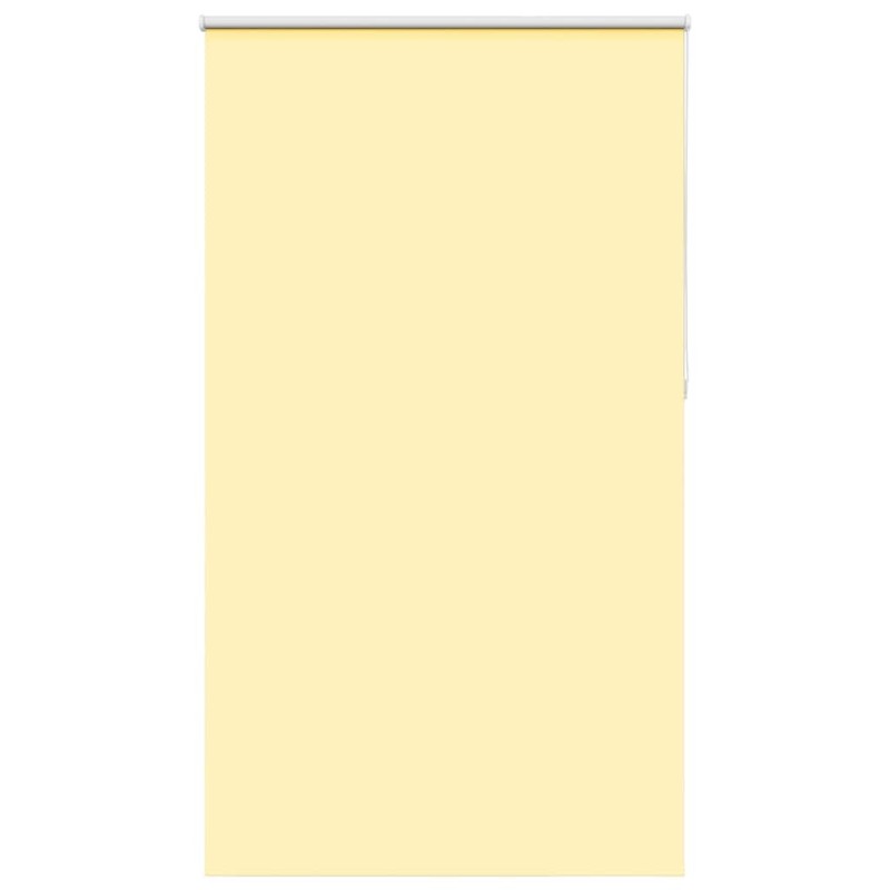 Store enrouleur occultant jaune largeur du tissu 116,6 cm 