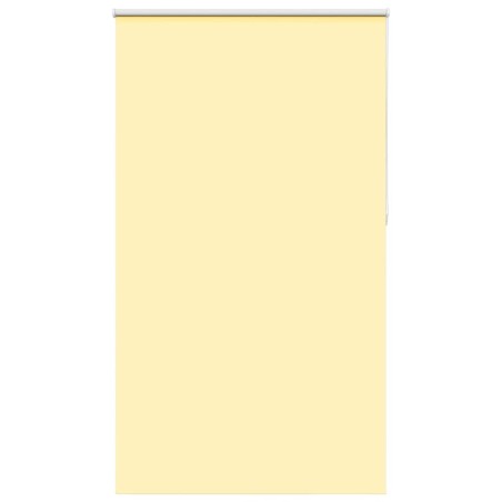 Store enrouleur occultant jaune largeur du tissu 116,6 cm 