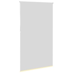Store enrouleur occultant jaune largeur du tissu 116,6 cm 