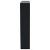 Supports d'étagères pour lavabo 2 pcs noir trapèze acier 