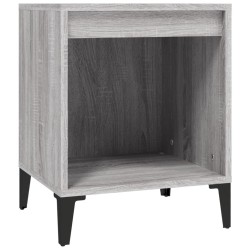 Table de chevet Sonoma gris 40x35x50 cm 