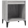 Table de chevet Sonoma gris 40x35x50 cm 