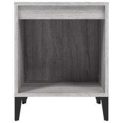 Table de chevet Sonoma gris 40x35x50 cm 