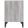 Table de chevet Sonoma gris 40x35x50 cm 