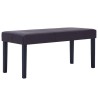 Banc 106 cm Marron Similicuir 