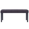 Banc 106 cm Marron Similicuir 