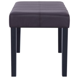 Banc 106 cm Marron Similicuir 