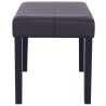 Banc 106 cm Marron Similicuir 