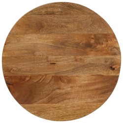 Dessus de table Ø 40x2,5 cm rond bois de manguier massif 