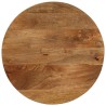 Dessus de table Ø 40x2,5 cm rond bois de manguier massif 