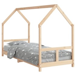 Cadre de lit pour enfants 80x200 cm bois de pin massif 