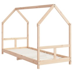 Cadre de lit pour enfants 80x200 cm bois de pin massif 