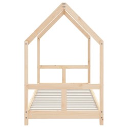 Cadre de lit pour enfants 80x200 cm bois de pin massif 