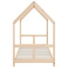 Cadre de lit pour enfants 80x200 cm bois de pin massif 
