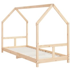 Cadre de lit pour enfants 80x200 cm bois de pin massif 