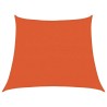 Voile d'ombrage 160 g/m² trapèze orange 3/4x3 m PEHD 