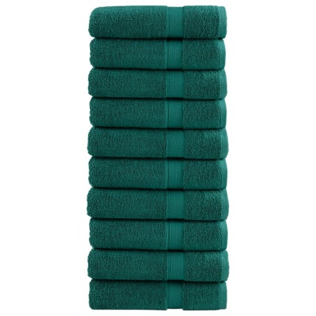 Serviettes de douche de qualité supérieure SOLUND 10 pcs vert 