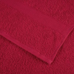 Serviettes de douche de qualité supérieure SOLUND 10 pcs rouge 