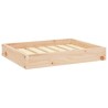 Lit pour chien 61,5x49x9 cm Bois de pin solide 