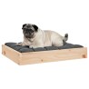 Lit pour chien 61,5x49x9 cm Bois de pin solide 