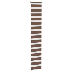 Store zèbre marron 50x230 cm largeur du tissu 45,9 cm polyester 