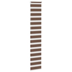 Store zèbre marron 50x230 cm largeur du tissu 45,9 cm polyester 