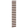 Store zèbre marron 50x230 cm largeur du tissu 45,9 cm polyester 