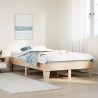 Cadre de lit sans matelas 120x190 cm bois de pin massif 