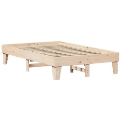 Cadre de lit sans matelas 120x190 cm bois de pin massif 