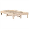 Cadre de lit sans matelas 120x190 cm bois de pin massif 