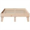 Cadre de lit sans matelas 120x190 cm bois de pin massif 