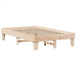 Cadre de lit sans matelas 120x190 cm bois de pin massif 