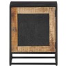 Table de chevet 40x30x50 cm Bois de manguier brut 