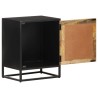 Table de chevet 40x30x50 cm Bois de manguier brut 