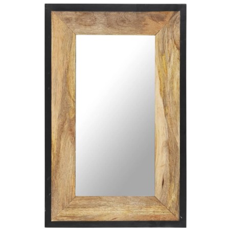 Miroir 80x50 cm Bois de manguier massif 